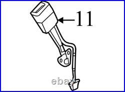 2012 Audi A7 Quattro Front Left Seat Belt Buckle Receiver Used OEM 8K0857755G01C