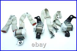 2013-2015 HONDA ACCORD SEDAN REAR SEAT BELT RETRACTOR With BUCKLE BEIGE SET OEM