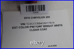 2015-2017 Chrysle Rear Seat Belt Buckle Set OEM