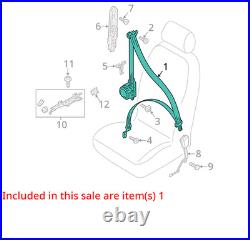 2016 AUDI A3 Seat Belt Retractor Black OEM Used 210-53506 No Buckle