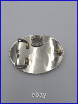 2017 Silver State International Rodeo 3rd Place Barrel Racing Belt Buckle SSIR