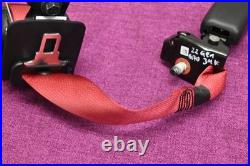 2019-2023 Genesis G70 Rear Center Middle Seat Belt Retractor Buckle Red OEM 34k