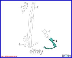 2019 Lincoln MKC Blue OEM Used Seat Belt Buckle 4DR 80K Miles EJ7Z7861202AG