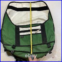 24 Large Chrome Industries Messenger Bag Green withMetal Seat Buckle USA made