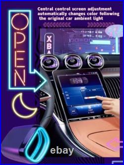 2Pcs W214 64 Color Seat Belt Buckle Ambient Light For 2024 Mercedes Benz E Class