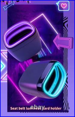 2Pcs W214 64 Color Seat Belt Buckle Ambient Light For 2024 Mercedes Benz E Class