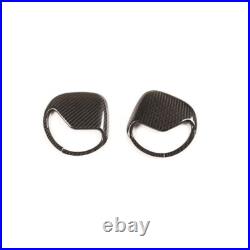 2X Interior Seat Belt Buckle Real Carbon Fiber For Land Rover Defender 2020-2023 2X Interior Seat Belt Buckle Real Carbon Fiber For Land Rover Defender 2020-2023