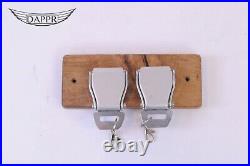 2 Belt Buckle Key Rack Straight Oak- Storage Aviation Seat Belts