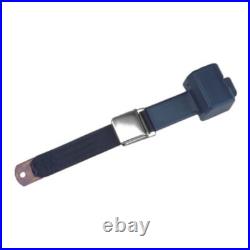 2 Point Retractable Lap Seat Belt Lift Buckle / Navy Blue 2 Point Retractable Lap Seat Belt Lift Buckle / Navy Blue