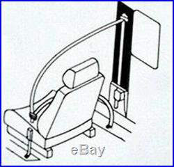 2 Set 3 Point Retractable Automatic Safety Straps Car Front Seat Belt Buckle Kit