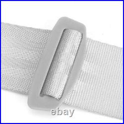 2 Sets Gray 3 Point Car Front Seat Belt Buckle Kit Retractable Safety Straps 2 Sets Gray 3 Point Car Front Seat Belt Buckle Kit Retractable Safety Straps