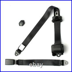2 Sets Gray 3 Point Car Front Seat Belt Buckle Kit Retractable Safety Straps 2 Sets Gray 3 Point Car Front Seat Belt Buckle Kit Retractable Safety Straps