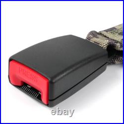 2 X Camo Camouflage Seat Belts 4 Point Racing Harness Buckle For ATV UTV Go-Kart