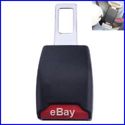 2pcs Universal Car Seat Belt Plug Buckle Safety Clip Extender Alarm Canceller