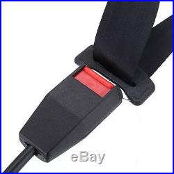 3 Point Adjustable Car Seat Belt Bolt Extension Belt Buckle Strap Safety Buckle