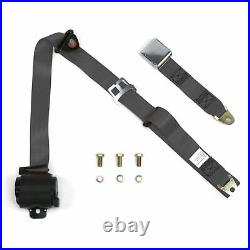 3pt Retractable Airplane Buckle Charcoal Seat Belt rv parts bbc aircraft v8 hot