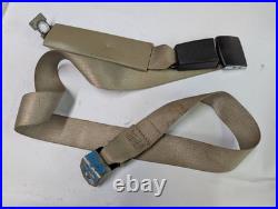 40/20/40 Tan Front Center Seat Belt & Buckle Fits 2002-2007 Ford F250 F350
