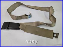 40/20/40 Tan Front Center Seat Belt & Buckle Fits 2002-2007 Ford F250 F350