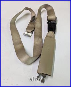 40/20/40 Tan Front Center Seat Belt & Buckle Fits 2002-2007 Ford F250 F350