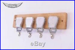 4 Belt Buckle Key Rack Straight Oak- Storage Aviation Seat Belts