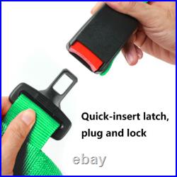 4 Point 2 Racing Harness Seat Belt Buckle Green For UTV ATV Sand Rail RZR X3