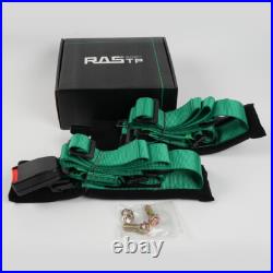 4 Point 2 Racing Harness Seat Belt Buckle Green For UTV ATV Sand Rail RZR X3