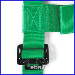 4 Point 2 Racing Harness Seat Belt Buckle Green For UTV ATV Sand Rail RZR X3