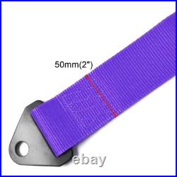 4 Point 2 Racing Harness Seat Belt Buckle Purple For UTV ATV Sand Rail RZR X3
