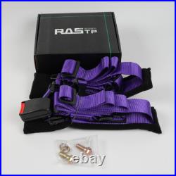 4 Point 2 Racing Harness Seat Belt Buckle Purple For UTV ATV Sand Rail RZR X3