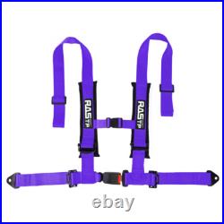 4 Point 2 Racing Harness Seat Belt Buckle Purple For UTV ATV Sand Rail RZR X3