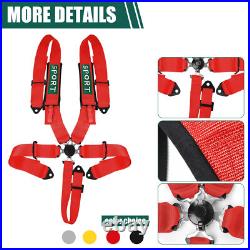 5Point Safety Seat Belt Cam-Lock Buckle Racing Harness Red&Black for ATV GO Kart 5Point Safety Seat Belt Cam-Lock Buckle Racing Harness Red&Black for ATV GO Kart