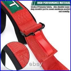 5Point Safety Seat Belt Cam-Lock Buckle Racing Harness Red&Black for ATV GO Kart 5Point Safety Seat Belt Cam-Lock Buckle Racing Harness Red&Black for ATV GO Kart