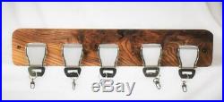 5 Aircraft Belt Buckle Key Rack Key Storage from Upcycled Aviation Seat Belts