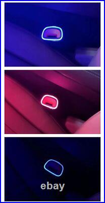 64Color Car Seat Belt Buckle Ambient Light For Benz W214 E-class Decorative Lamp