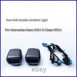 64Color Car Seat Belt Buckle Ambient Light For Benz W214 E-class Decorative Lamp