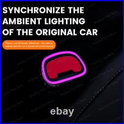 64 Colors Safety Seat Belt Buckle Ambient-Light For Benz C CLASS W205 X254 W213