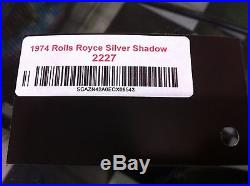65 80 Rolls Royce Silver Shadow Right Rear Seat Belt Buckle