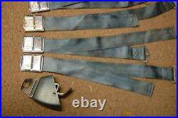 65 Pontiac Hamill Model Rcf-50-h Deluxe Chrome Buckle Seat Belts