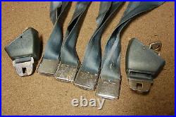 65 Pontiac Hamill Model Rcf-50-h Deluxe Chrome Buckle Seat Belts