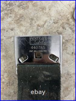 76 Piper Cherokee PA-28 140 front seat belt buckle strap assembly 76 Piper Cherokee PA-28 140 front seat belt buckle strap assembly