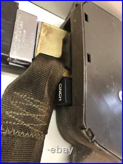 84-94 Corvette Seat Belt Set Retractor & Buckle LEFT & RIGHT Saddle 84-94 Corvette Seat Belt Set Retractor & Buckle LEFT & RIGHT Saddle