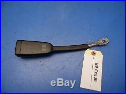 88-89 Honda Crx OEM front seat belt buckle receiver receptacle latch black