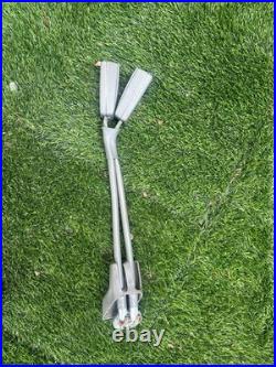 88-98 Chevy GMC Center Seat Belt DUAL Buckle GREY Silverado Sierra Bendix OEM