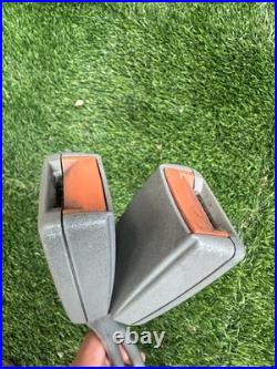 88-98 Chevy GMC Center Seat Belt DUAL Buckle GREY Silverado Sierra Bendix OEM