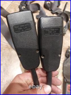 90-93 Acura Integra GSR OEM Interior Front & Rear Complete Seat Belts & Buckles