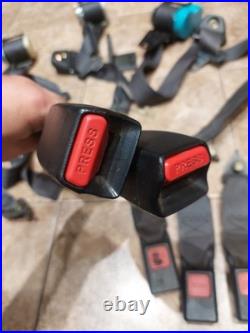 90-93 Acura Integra GSR OEM Interior Front & Rear Complete Seat Belts & Buckles