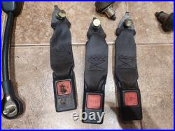 90-93 Acura Integra GSR OEM Interior Front & Rear Complete Seat Belts & Buckles