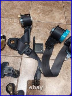 90-93 Acura Integra GSR OEM Interior Front & Rear Complete Seat Belts & Buckles