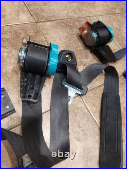 90-93 Acura Integra GSR OEM Interior Front & Rear Complete Seat Belts & Buckles