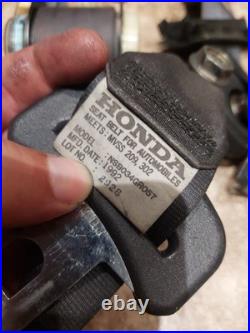 90-93 Acura Integra GSR OEM Interior Front & Rear Complete Seat Belts & Buckles